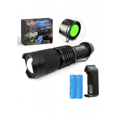 Gold Orion Or-87 Şarjlı Zoom Özellikli T6 LED Metal El Feneri