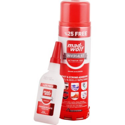 Mad Wolf Hızlı Yapıştırıcı 125gr-500ml